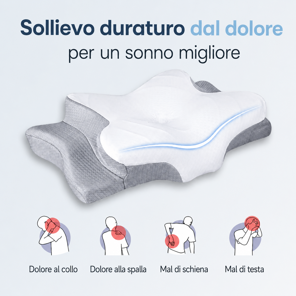 Milvino® Cuscino Ergonomico per il Collo