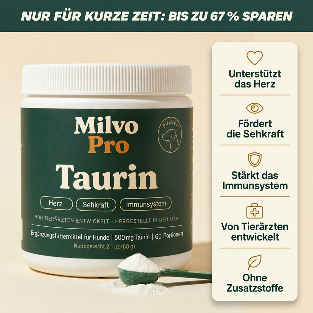 Milvo Pro™ Taurin